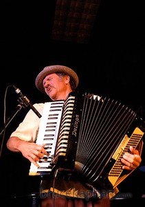 Rich playing accordion